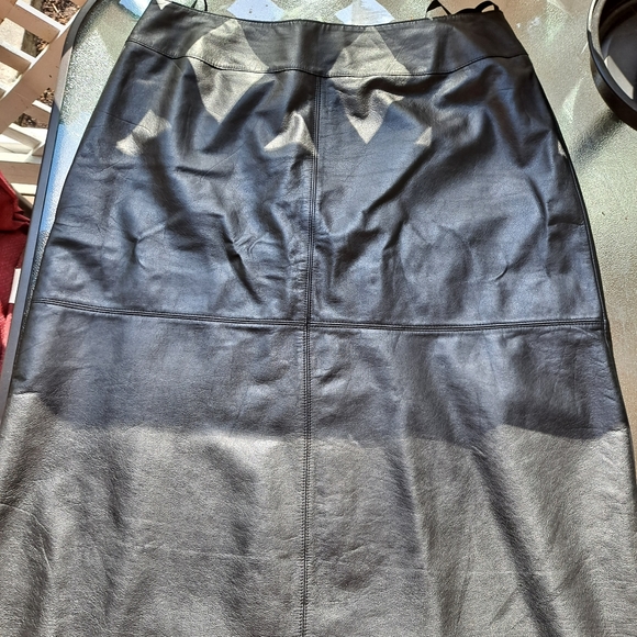 🔥 Nordstrom authentic leather skirt - Picture 3 of 9